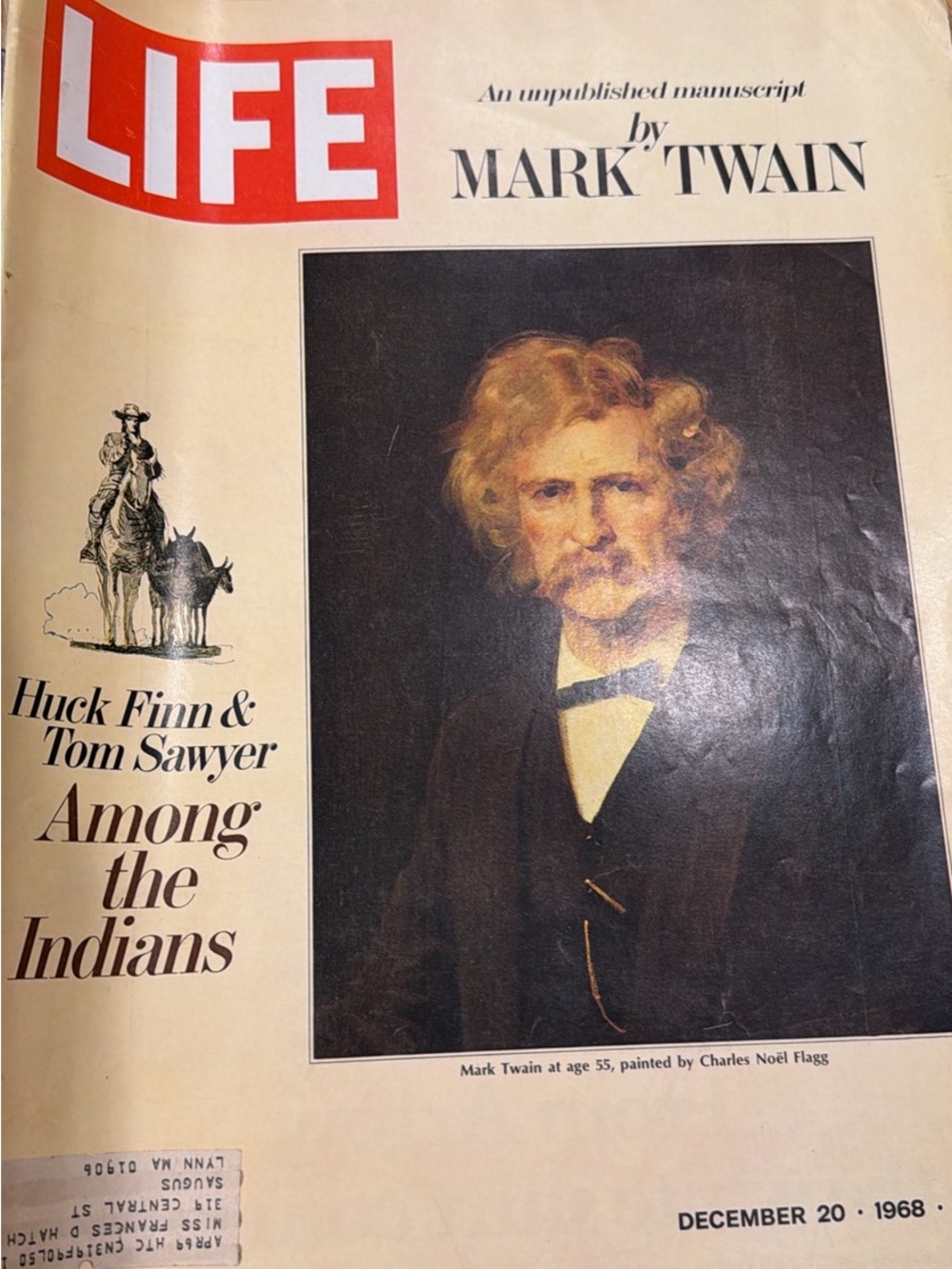 Magazine - Mark Twain Feature Cover, Cream